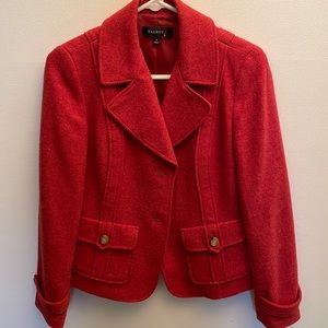Talbots red jacket